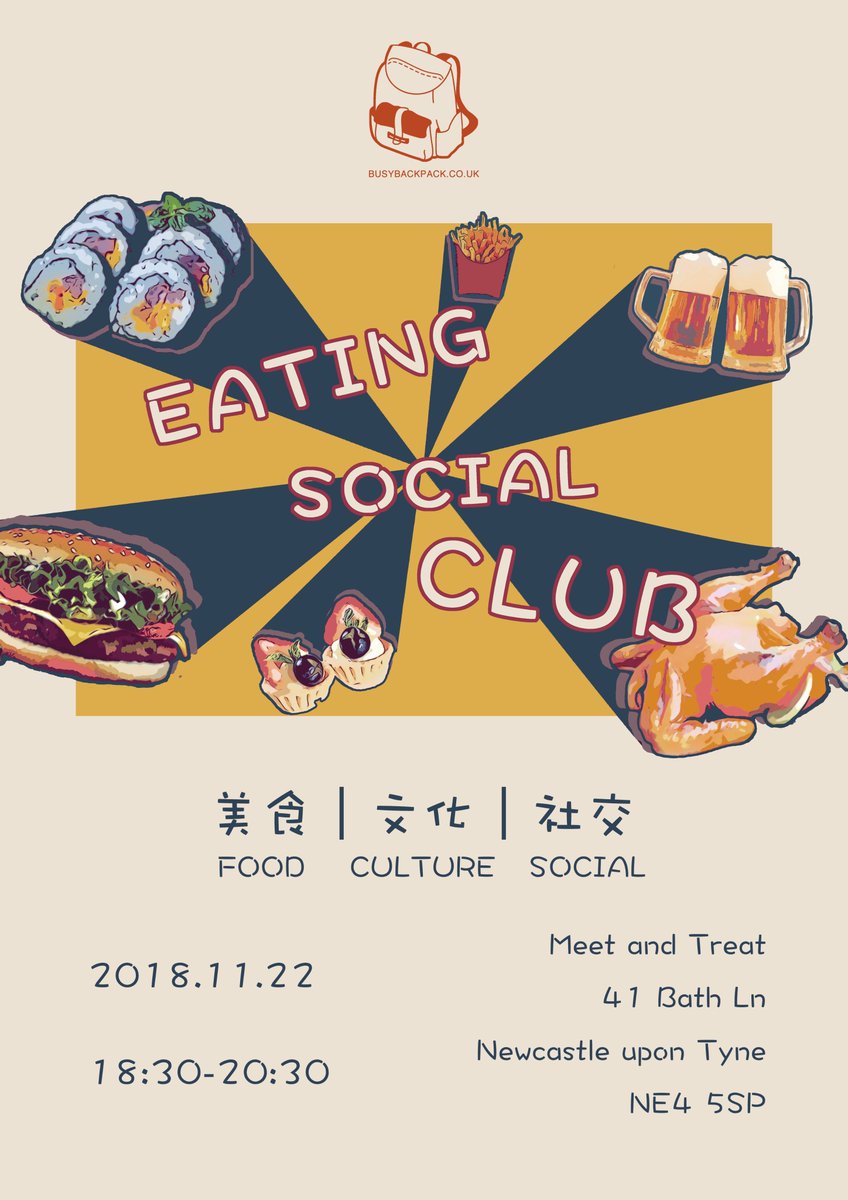 Great to be part of <a href="/HelixArts/">Helix Arts</a> Event: helixarts.com/hadadi.php. <a href="/BusyBackpack/">SuperTing</a> new social event - The Eating Social Club (Newcastle) - 22nd Nov Thursday: eventbrite.co.uk/e/the-eating-s…. (Limited places, book it quick!)