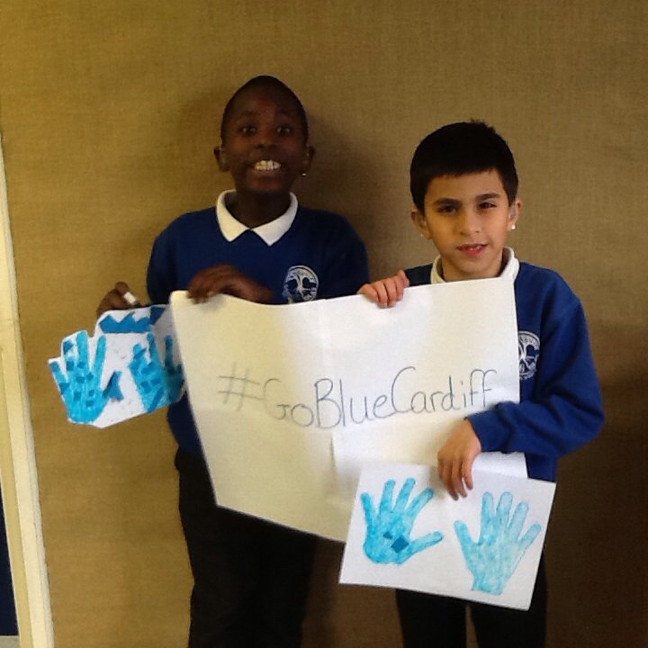 CoedGlasHIRB's tweet photo. We learnt about our rights in Year 2 this morning. #GoBlueCardiff #HIRB #UNICEF https://t.co/mcjQcTxcFW