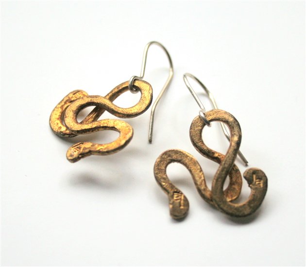 A recycled brass heart necklace for you -