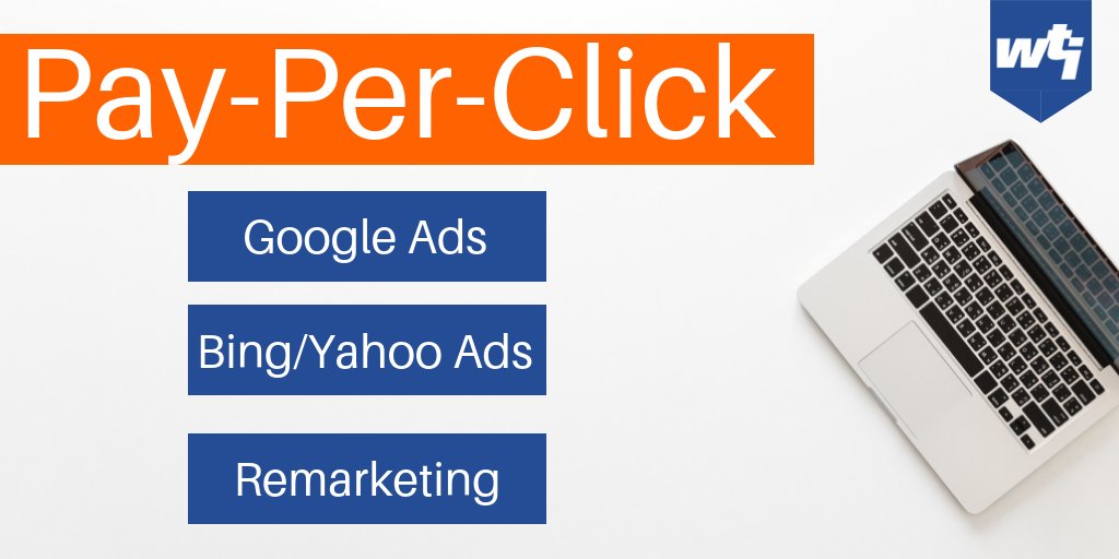 teamwti's tweet photo. Investing in Pay-Per-Click for your company can help you easily get more business and more recognition online. Click the link to learn about the benefits of doing Pay-Per-Click with WTI! https://t.co/7p8kBIiydW https://t.co/cjdqAYUeCY