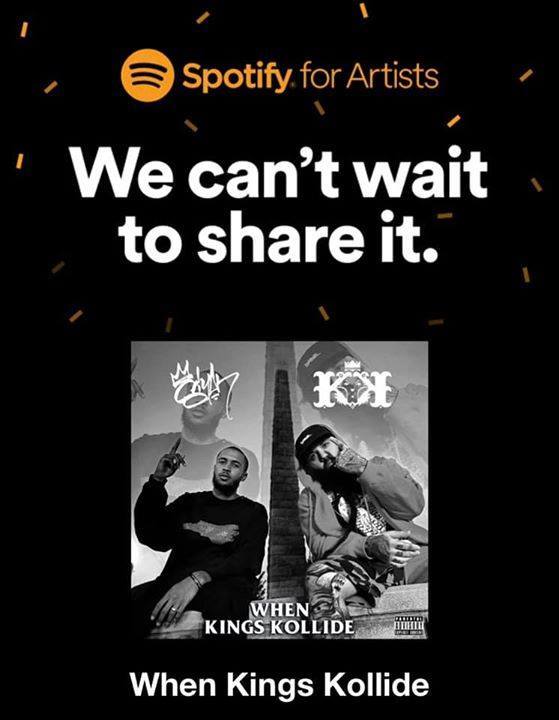 KingdomKome's tweet photo. 🏰👑 #WhenKingsKollide 👑🏰 Drops on All Platforms! this Thursday 11.22 Kingdom Kome x SIYAH Produced by: DJ RUEN & Aton Akbar #WalkingWithEnochMusic #KingdomKome #KingdomKomeMusic #WalkingWithEnoch #Siyah #RUEN #LoLifeMiamiFamily #DadeFamilia #HipHopCulture #HipHop #305HipH… https://t.co/gLm71CFCso