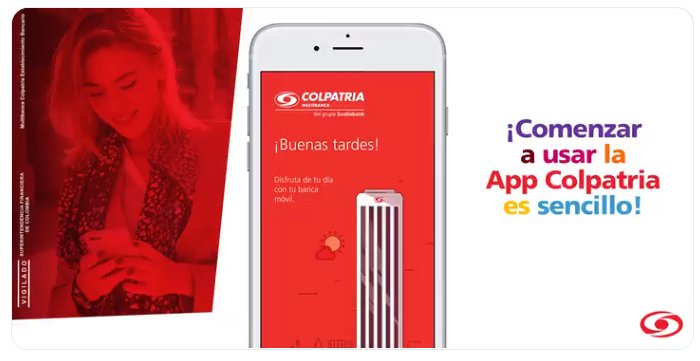 FelipeCordero15's tweet photo. #appcolpatria En #Colpatria valoramos tu tiempo, por eso te invitamos a descargar nuestra #AppColpatria y hacer tus días más fáciles. 📱https://t.co/W5w1n5ZOcX #APPrende #SomosColpatria https://t.co/MkWipcqURD