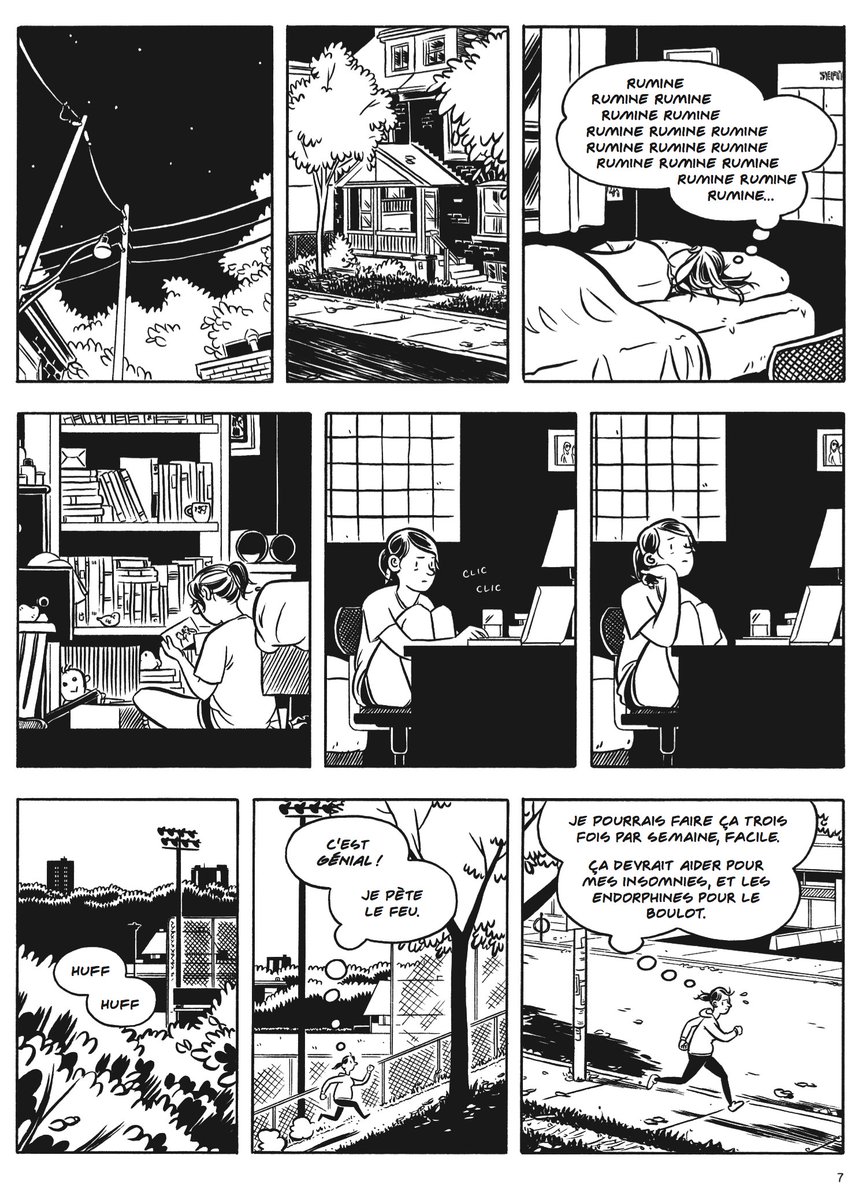 A paraître le 18 janvier 2019, "Ce que font les gens normaux", de Hartley Lin, trad. @norabz - @EditionsDargaud - le monde du travail vu par deux quasi trentenaires. Hartley Lin sera présent à Angoulême ! Les 4 premières pages (sur 144) :