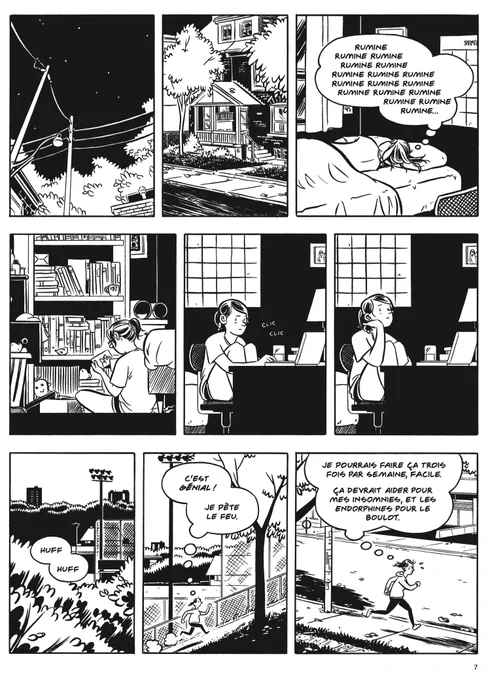 A paraître le 18 janvier 2019, "Ce que font les gens normaux", de Hartley Lin, trad. @norabz - @EditionsDargaud - le monde du travail vu par deux quasi trentenaires. Hartley Lin sera présent à Angoulême ! Les 4 premières pages (sur 144) : 