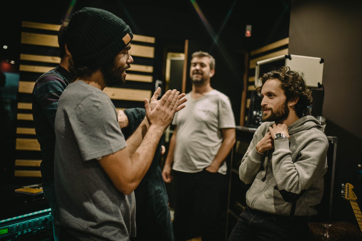 powerdiscoff's tweet photo. On a fini d’enregistrer l’EP, on vous le présente bientôt. Stay tuned ! 🐕 💿 ✨ #Powerdisc #EP #Music 📸 @InesKarma https://t.co/9L4GOdaCWF