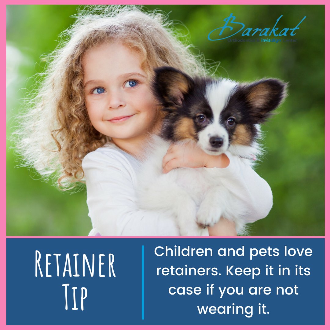 BarakatOrtho's tweet image. Make sure your retainer is in its case if you aren't wearing it! #BarakatOrthodontics #RetainerTip
