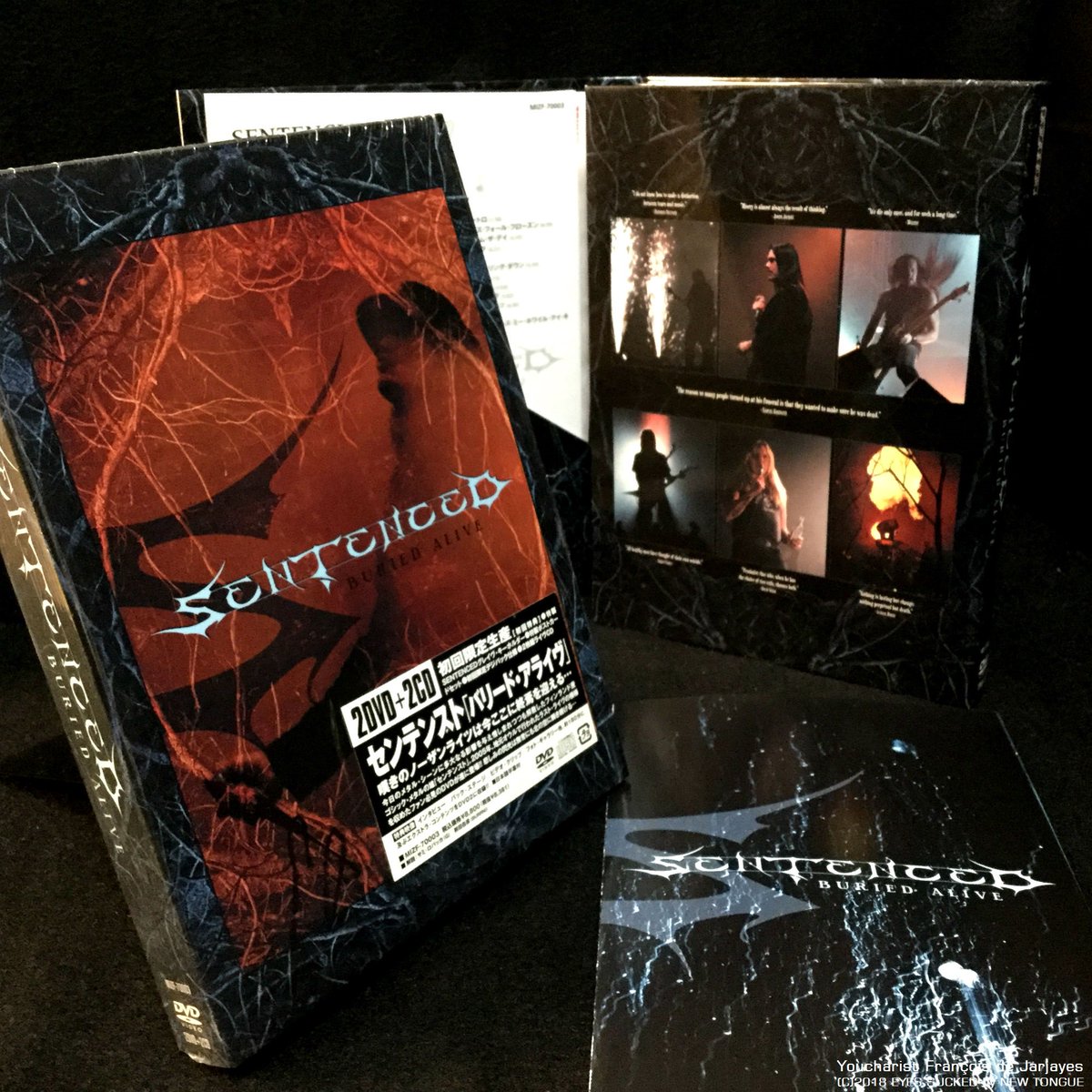 youcharist's tweet photo. 12th ANNIVERSARY!!!!!!!!!!!!!!!!!!!!!!!!!!!!!!!!!!!

SENTENCED / Buried Alive (DVD)
[November 21st, 2006 MA / December 13th, 2006 JAPAN]

#VilleLaihiala
#SamiLopakka
#SamiKukkohovi
#VesaRanta
#TaneliJarva
#SENTENCED
#BuriedAlive
#MiikaTenkula  (6 March 1974 – 18 February 2009) https://t.co/0Vx3RL2jep