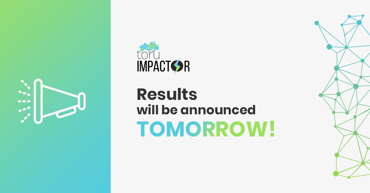 Toru_Idea's tweet photo. Set a reminder! Tomorrow we will be announcing all the selected Impactors!

#Entrepreneurship #Incubation #SocialEnterprises #Impactor #Torufic https://t.co/7cBsyLAM8b