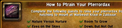 Nica1699's tweet photo. I finally got the [How to Ptrain Your Pterrordax] Achievement! #Warcraft wohoo! <3 <3 https://t.co/0SryI51BL2