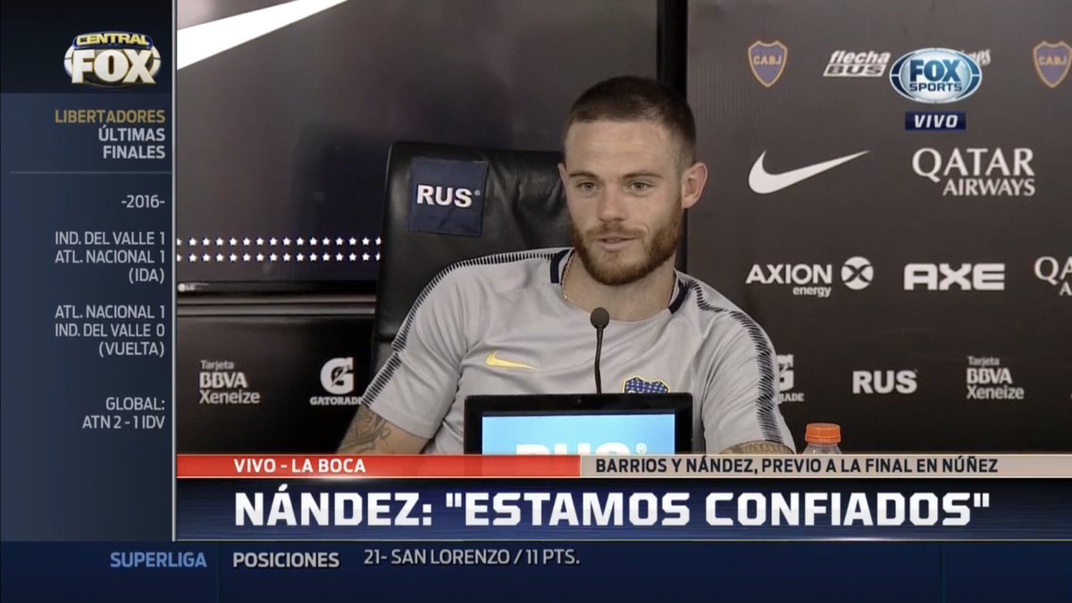 la12tuittera's tweet photo. #Nandez "Sabia lo de la amarilla y ahora en este partido me libera mas para raspar en el medio”😍 https://t.co/HrkM9yRlEo