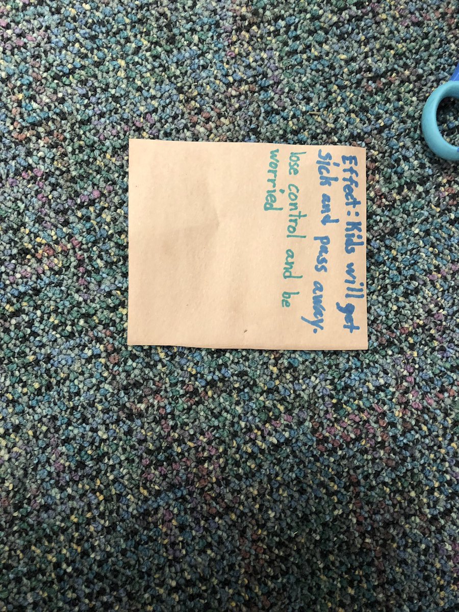 Meriwynn's tweet photo. Hanging out with @StoughMagnet 4th graders and talking about root causes &amp; impacts of hunger and possible solutions, and listening to #BeatricesGoat. #ZeroHunger #TeachSDGs https://t.co/l2AB3Is2xr