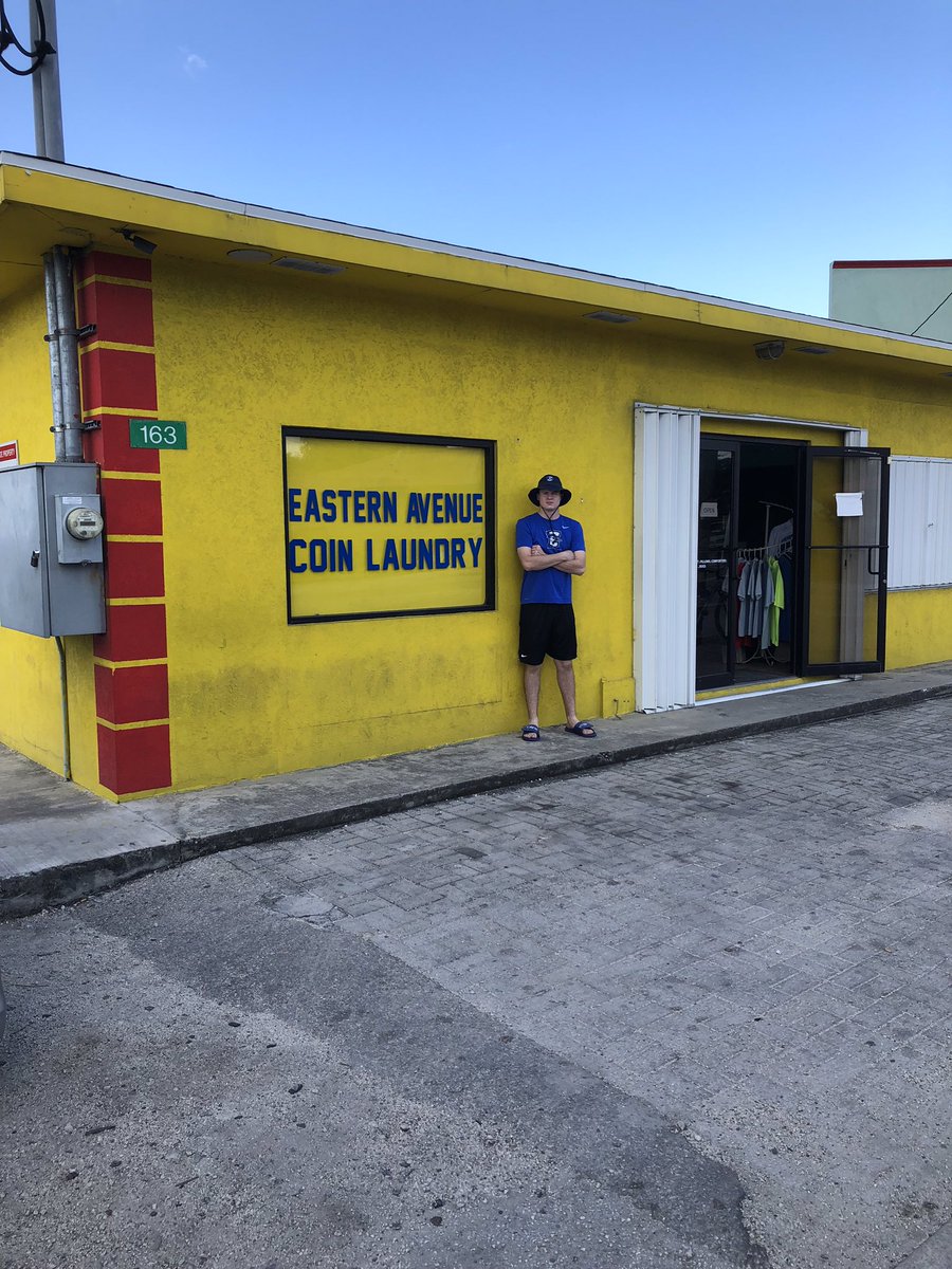 cumanajays's tweet photo. Huge thanks to our friends at Eastern Avenue Coin Laundry for taking great care of the manajays this week!! #BestInTheBusiness https://t.co/J4lCv4SYBO