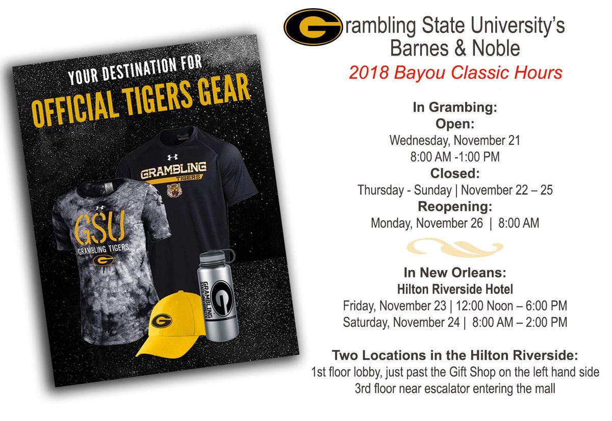 Grambling State Univ On Twitter Gsu S Barnes And Noble 2018