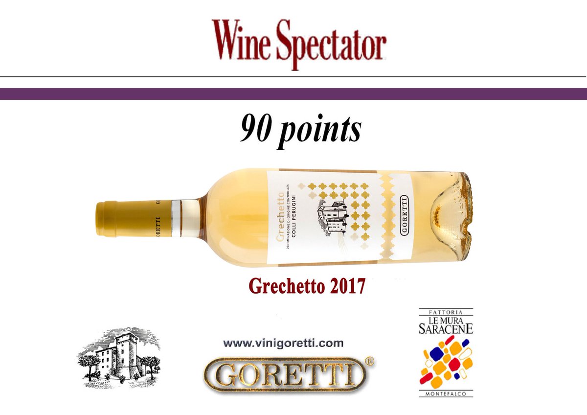 vinigoretti's tweet photo. #WineSpectator New #raiting #sagrantino #grechetto #90points + #90points 🔝🍷 https://t.co/d7SLOPRflM