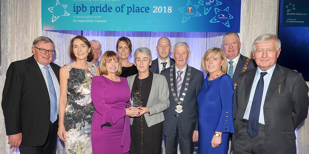 LimerickCouncil's tweet photo. Well done to the Children’s Grief Centre who won its category 'Communities Reaching Out' in this year’s IPB Pride of Place awards 👏 https://t.co/kd9GeyDzDR #ipbpop2018 https://t.co/Ppv5JnIrdr