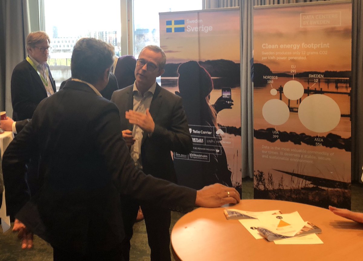 MagnusWikman's tweet photo. Billion Euro news from #DCN18
”Investments in Nordic data centres set to double by 2025, new report reveals”. Download report at:
https://t.co/sNL7wivGt8 https://t.co/DrnT8z6XCN