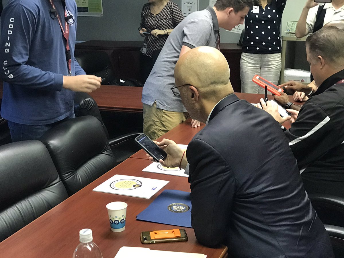 MSDCodingClub's tweet photo. Congratulations to Scott Newman, Brian Jarboe, and Tyler Jarboe on winning first place in district-22’s Congressional App Challange!!!! @PrincipalMSD @SRennie_MSD @RepTedDeutch https://t.co/k5lrvrEofB