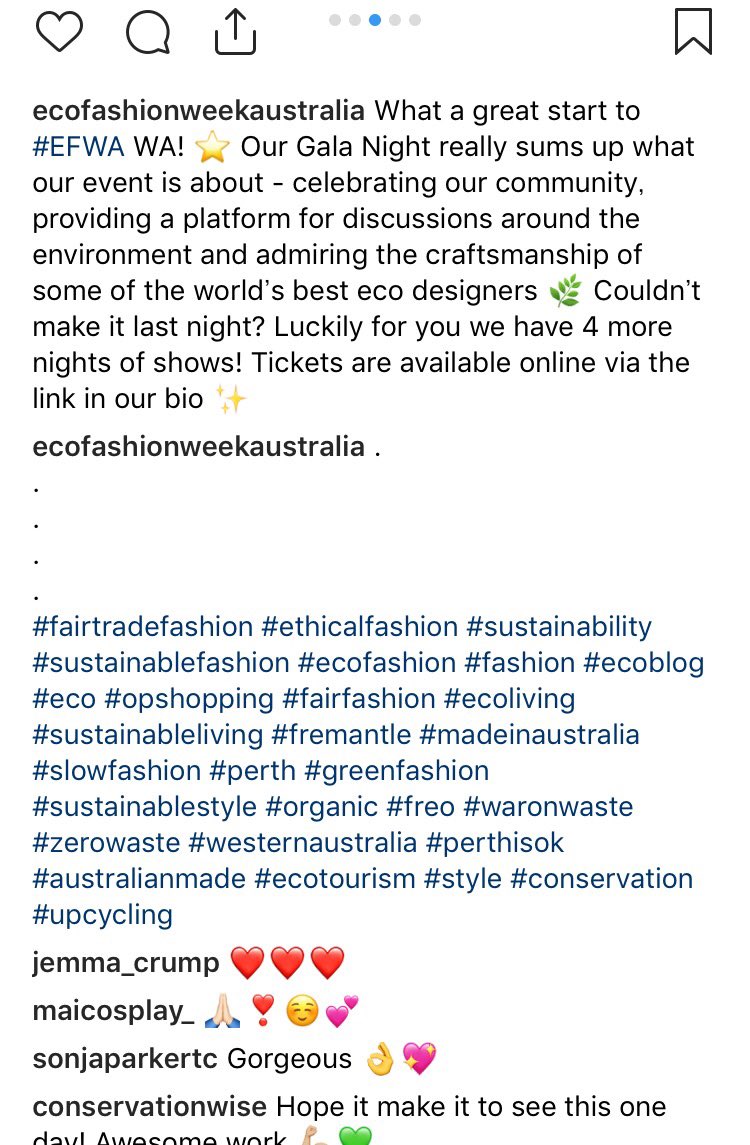@ecofashionweekaustraliaのInstagram投稿をチェック instagram.com/p/BqOY6TEHVqn/…

#fairtradefashion #ethicalfashion #sustainability #sustainablefashion #ecofashion #fashion #mossmangorge #eco #opshopping #fairfashion #ecoliving #palmcove  #slowfashion #wool #resin #woolresin