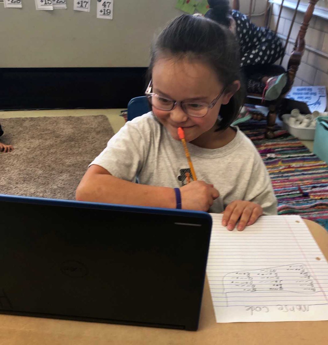This 2nd grader is learning to answer questions by conducting research which leads to results!!