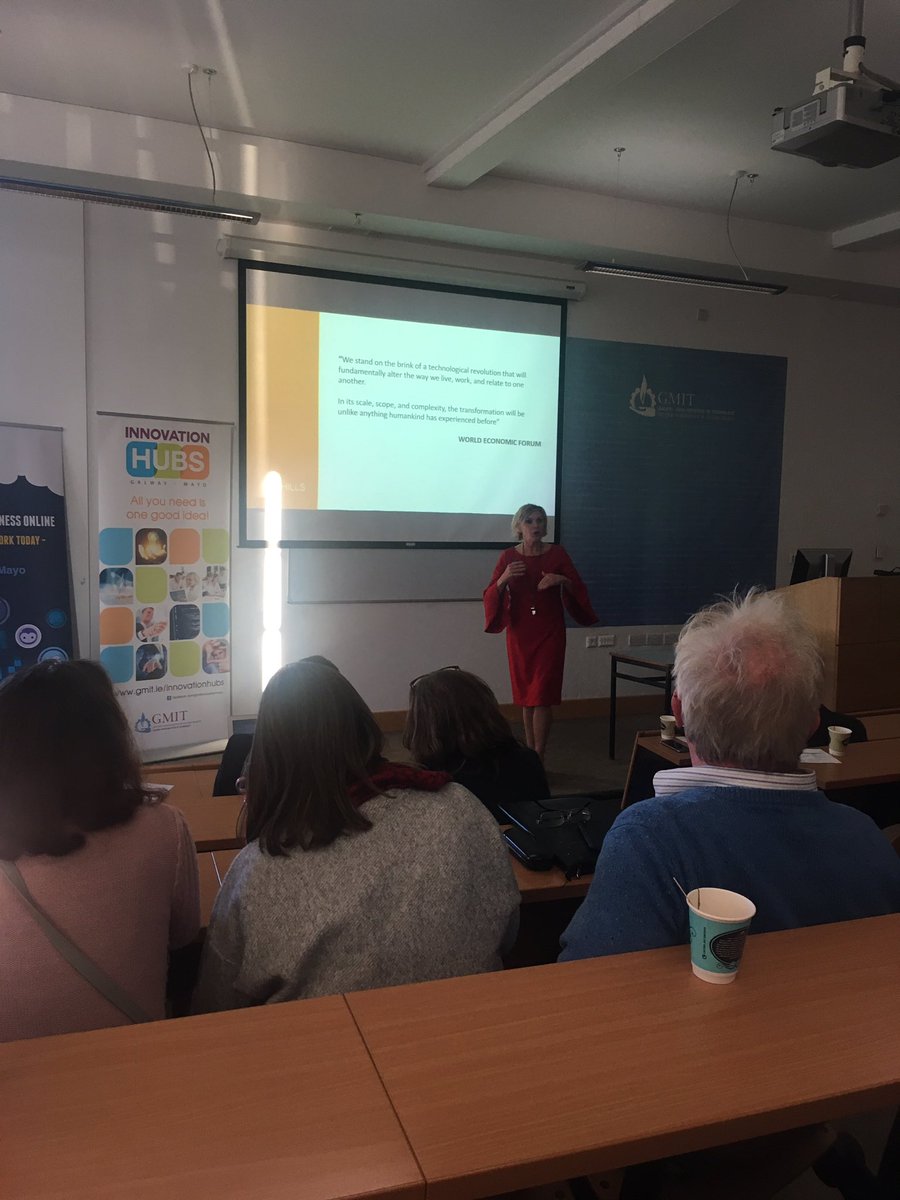 noreenhenry's tweet photo. #MayoAI heart is the new start - culture change & experiential learning @cafestyleuk @GMITMayoCampus https://t.co/IA4EsP2WX4
