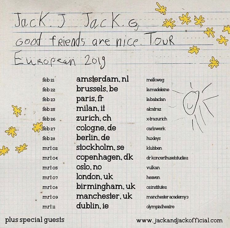 JackAndJack's tweet photo. We think it's time for a 💥TOUR ROLL CALL💥 Where we linking up?! https://t.co/KdHxBB2fd4 #GoodFriendsAreNiceTour https://t.co/pBhOr2hNcp