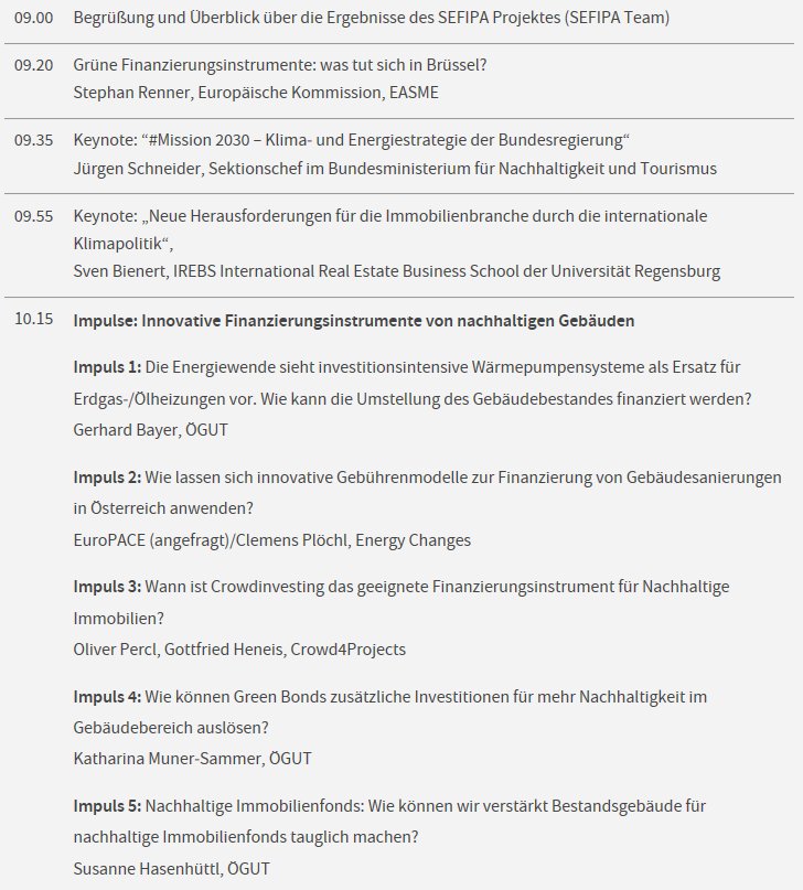 stephanrenner's tweet photo. Veranstaltung am 6. Dezember in Wien: Grüne Finanzierung für grüne Gebäude – neue Finanzierungsinstrumente zur Realisierung der Energiewende.
#SustainableFinance #sefipa @H2020EE #SEIForum #nachhaltigkeit #klimaschutz #ESG #taxonomy #eefig #umweltzeichen #finanzprodukte https://t.co/8HRVgpMRqd