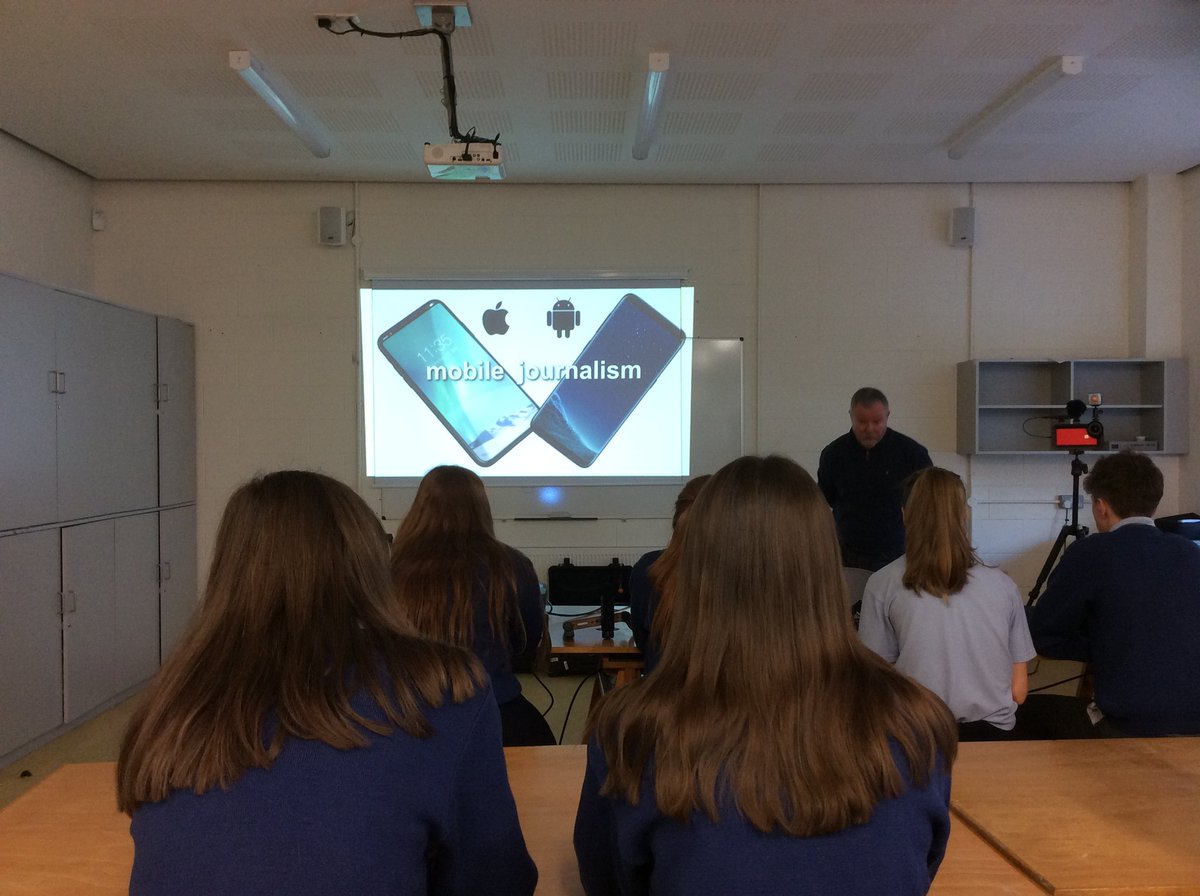 osullims's tweet photo. From iPhonegraphy to film making and best practices in interviews.. fantastic day here #mojo training in @BanagherCollege with @GlenBMulcahy @EdMojo1 @PDST_TechinEd  #SchoolsExcellenceFund https://t.co/CBACkbBo09