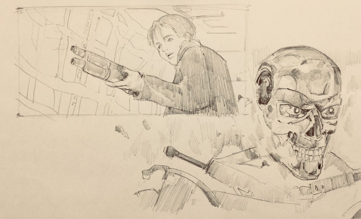 ターミネーター新起動を見ながら模写

機械アクションが良かった 