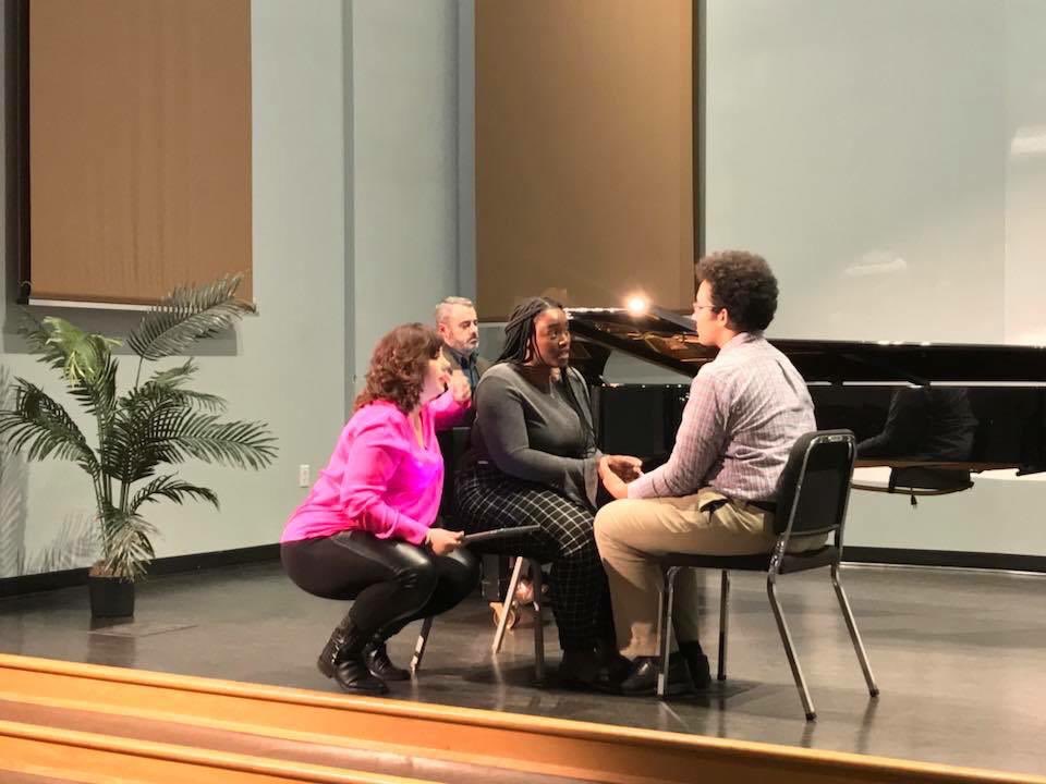 LaRowley1's tweet photo. Day two of my residency at @bwconservatory was filled with great energy, music and hard work! Opera Workshop, Private Coachings, Audition Masterclass and a live #AskTheDiva on @360ofOpera !
Now itโs time for day three, letโs do this! ๐ช๐ผโจ #bwconlife @BWUOpera
๐ท Scott Skiba https://t.co/TIw5l6bUNM