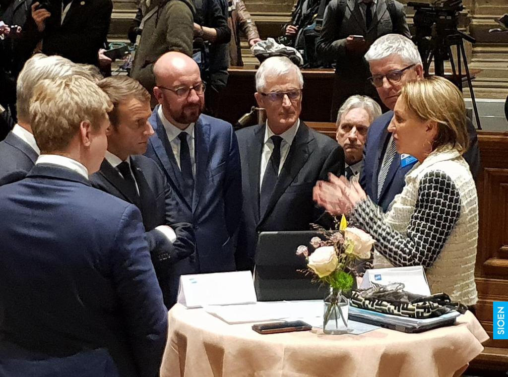 sioenindustries's tweet image. Our CEO Michèle Sioen in good company
#Sioeneverywhere #CEO #Statevisit #PresidentMacron #Sioentalent