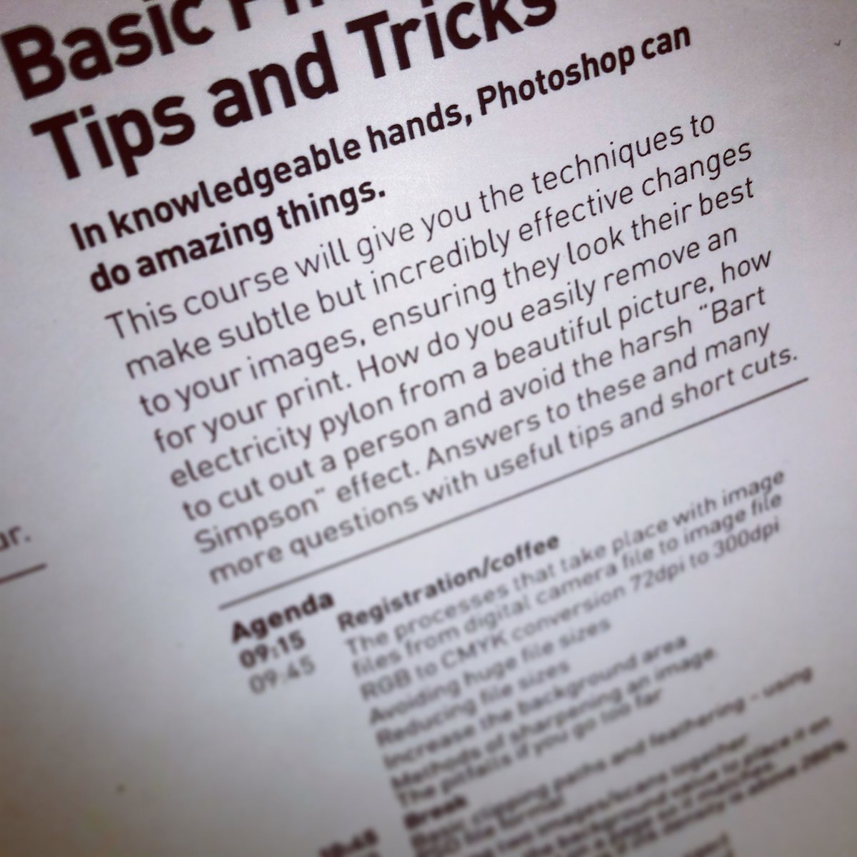 Huntsmedia's tweet photo. 3 in our series of 6 Autumn/Winter training course kicks off 1st thing tomorrow. It’s not too late to get on one of our other courses before the year is out... https://t.co/hXJSR123Nf #print #training #courses https://t.co/r67QBvRK6u
