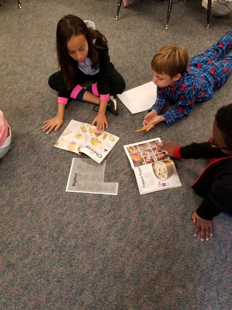 dtwenter76's tweet photo. Kids are planning my Thanksgiving meal. Working on budgets, multiplying, adding, and subtracting decimals. @HyVee #lsr7proud https://t.co/3QLDIP7xJR