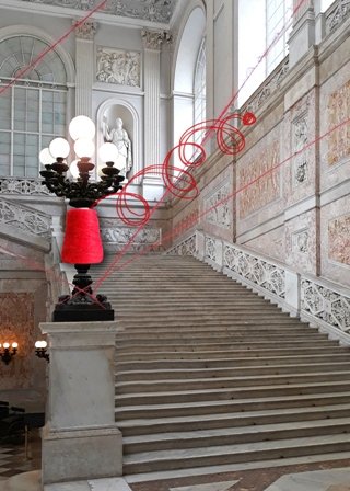 museicampania's tweet photo. Il giardino ‘incantato’ di Palazzo Reale A Levante del sole - 22/11/18  h.11.30, dopo un lungo e complesso restauro, riapre il Giardino pensile del Palazzo Reale di Napoli. Installazione site specific del maestro giapponese Uemon Ikeda. https://t.co/5X0mgCSaxH via @polonapoli https://t.co/nmw8NWteHc