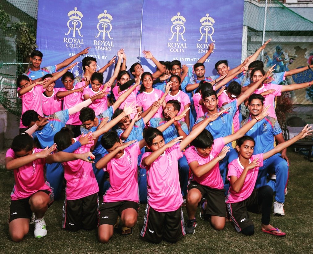 rajasthanroyals's tweet photo. Ending the camp in style! 😎🤘
#RoyalColts #RoyalSparks https://t.co/ffLevBvv7Y