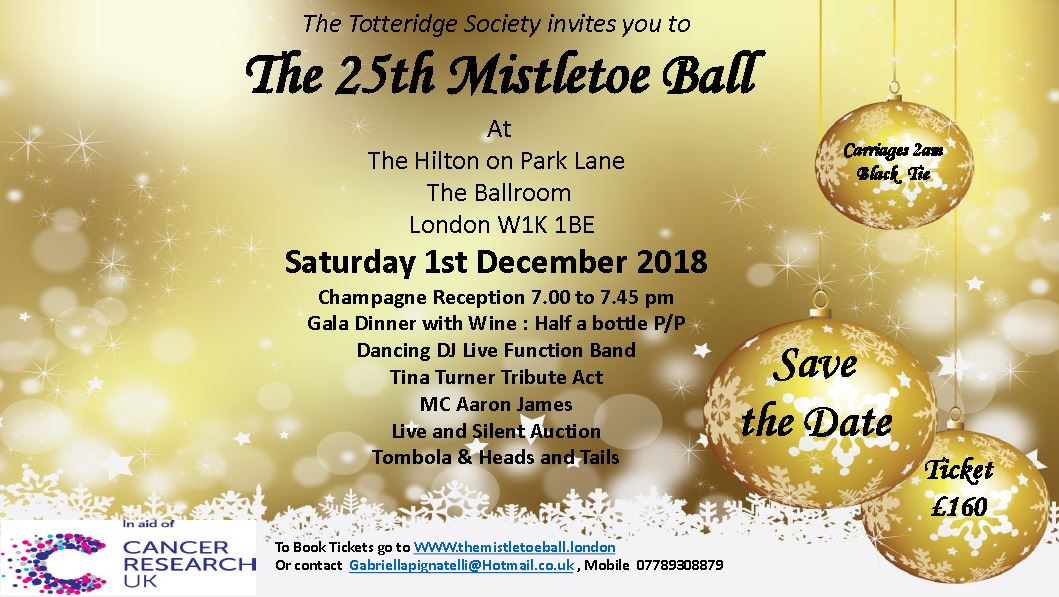 Forget naughty or nice, Santa is checking whether you're coming to The Mistletoe Ball at The Hilton on Park Lane on 1st December! Make sure you book your tickets today for the festive event of the year! themistletoeball.london