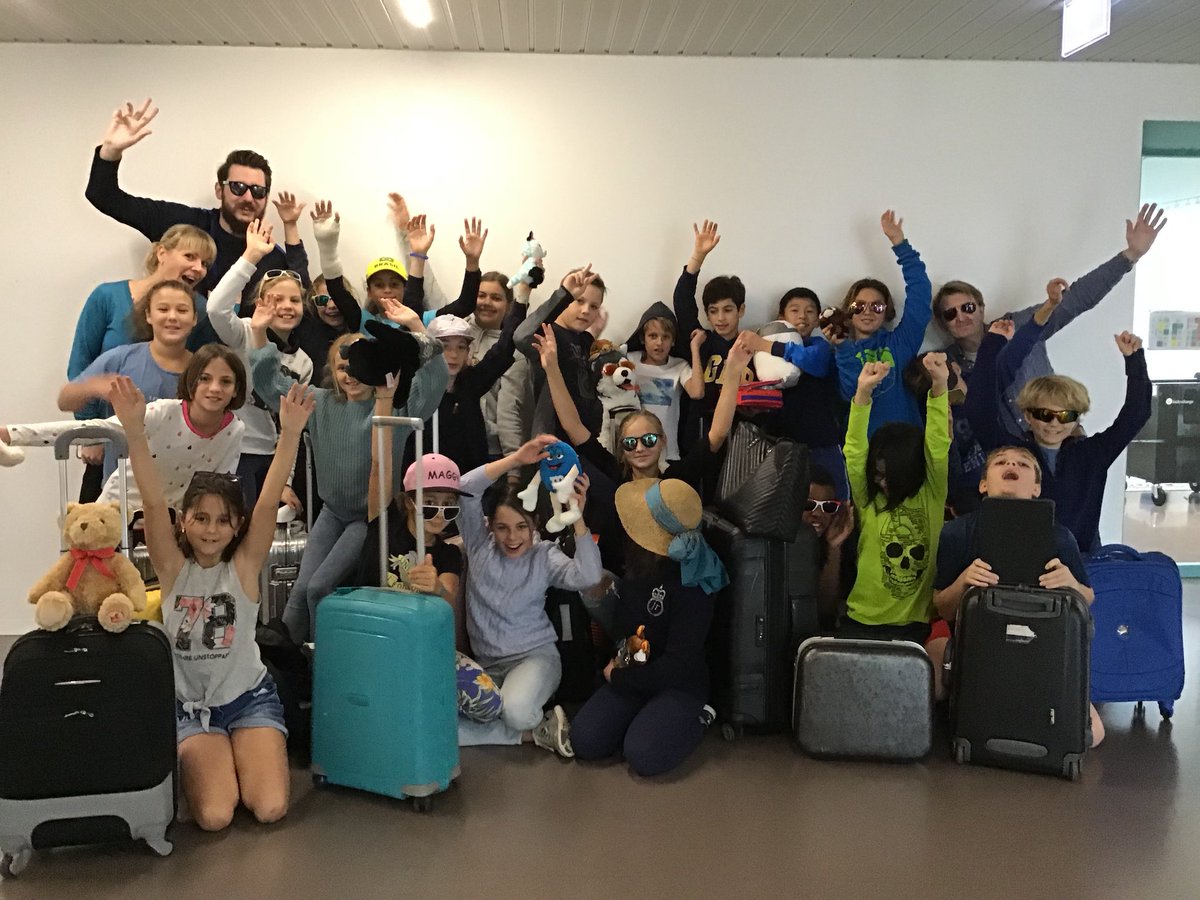 Celebrating the start of our world trip!