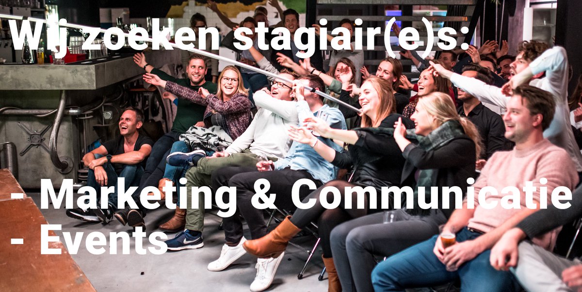 evgstart's tweet photo. Op zoek naar een leuke hbo/wo #stage in de richting Marketing, Communicatie of Evenementen organisatie? Wij hebben 2 superleuke stages. Reageer snel! Standplaats is Amsterdam Zuidoost. Check de #vacatures op https://t.co/TcMYOJSMFR https://t.co/lnHArLRvhN