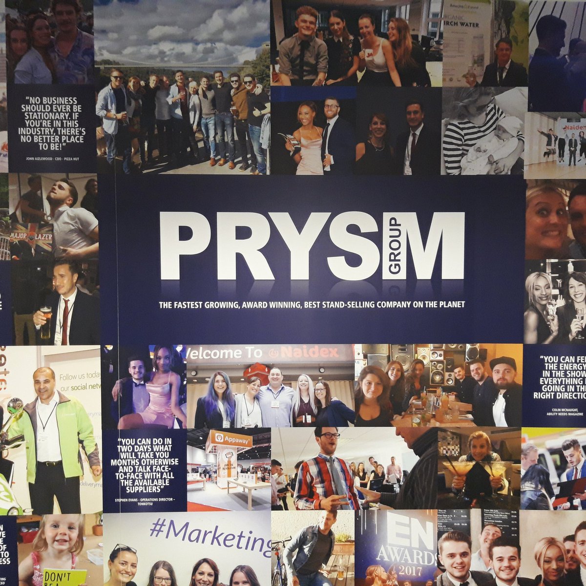 Love this wall display at the office, some serious show pics and some having a laugh ones as well #JWPrysmcareers #JWPrysmtalent #JWPrysmlife