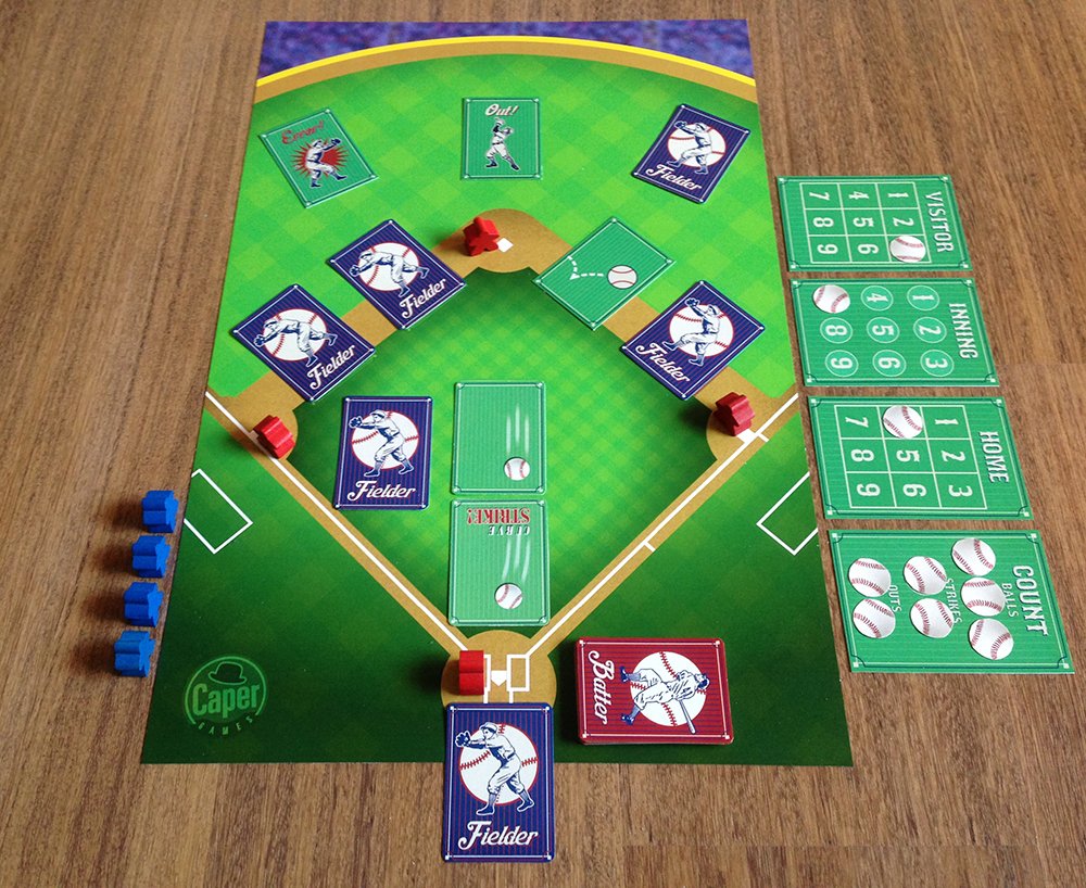 _capergames's tweet photo. New review of The Old Ball Game by @GeekCityUSA. The Old Ball Game is live on #Kickstrter. #baseball #boardgames https://t.co/HMz4pNC5GR https://t.co/GoQs0l0F0Y
