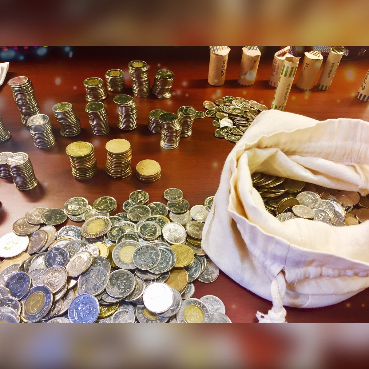 Feeling like a real life Scrooge McDuck this morning...