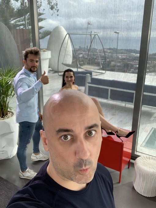 Dia de rodaje con mucha qu&iacute;mica con el actor revelaci&oacute;n que no tiene redes sociales y con la rusita @Monica18388775<a href="/tag/nelson"class="tags"><span>#nelson</span></a>