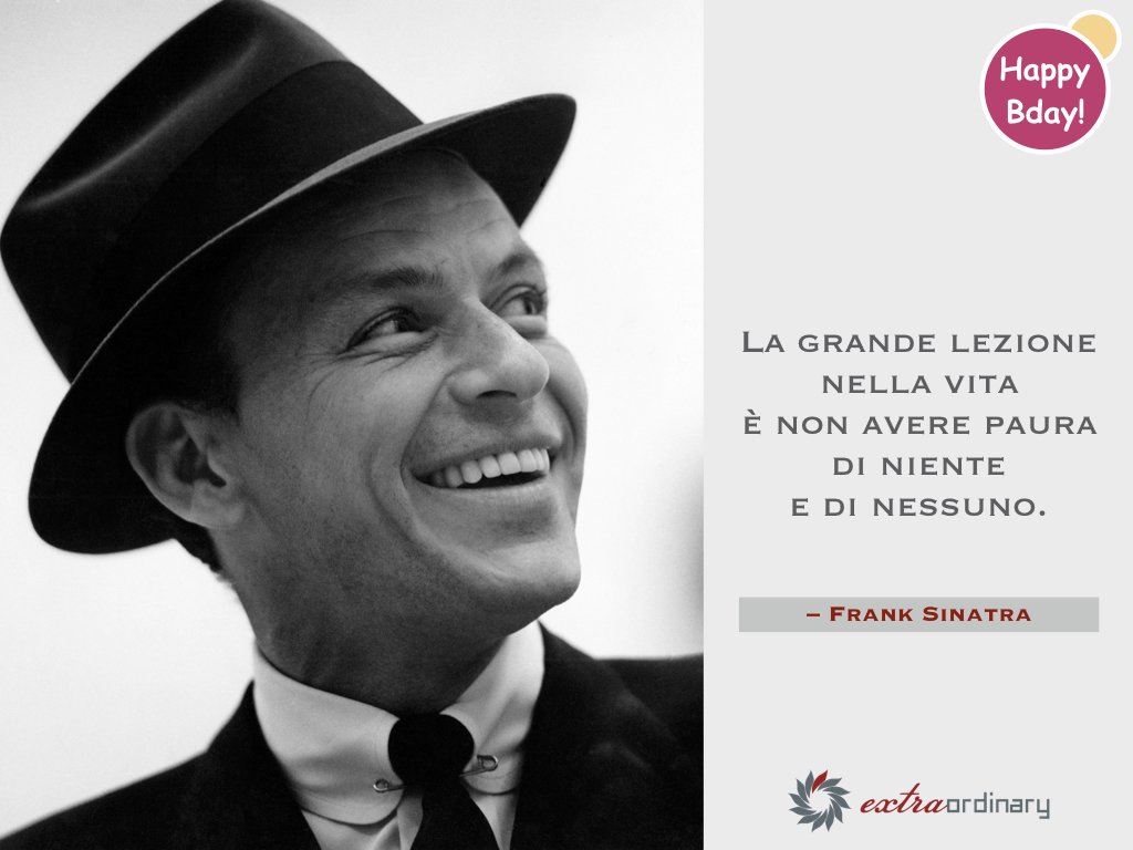 #ExtraordinaryBirthday #FrankSinatra