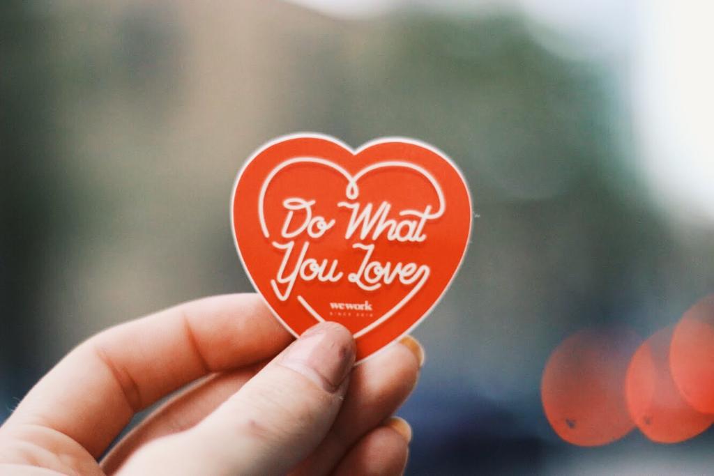 WeWork's tweet photo. Day in and day out: Do what you love. #tuesdaythoughts https://t.co/ITSMj8en3A
