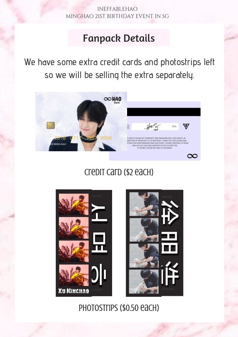 ineffablehao_97's tweet photo. We will be opening up the form again! Do fill the form if you want to purchase~

LINK: https://t.co/UvpMbraYWn

#INEFFABLEHAO1107 https://t.co/vLQRZg41r2