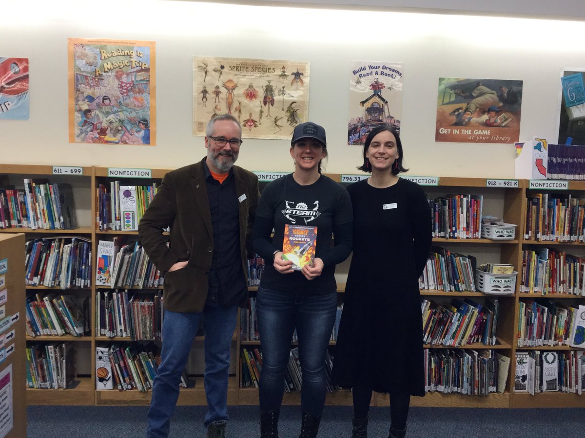 Such an awesome author visit @Jerzy <a href="/ethelfred/">Anne Drozd</a>! Huge thanks to <a href="/LiteratiBkstore/">Literati Bookstore</a> for sponsoring the event! Images and video found here: goo.gl/34ykvJ You're inspiring the next generation of scientists and cartoonists!