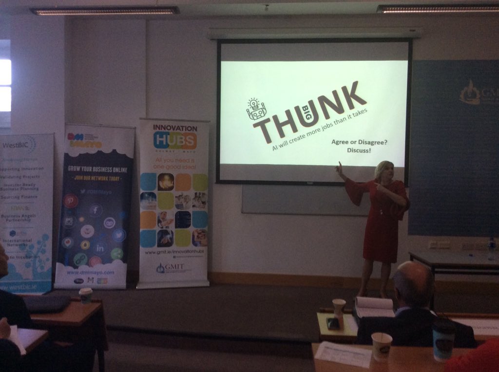 BernardJoyce's tweet photo. Time for a โBig Thunkโ #MayoAI https://t.co/SfJy9SUDKd