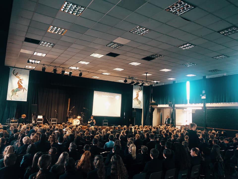 thehighertour's tweet photo. Our bands are back in schools for the last week of Higher South Wales! We are looking forward to taking lessons and assemblies every day and inviting young people to the gig in Cardiff on Friday! #GoHigher #HigherSouthWales https://t.co/3CV7zweUT4