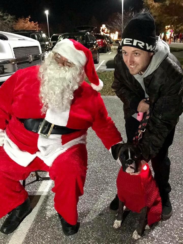 Santa Claus had a very merry time visiting all the good boys and girls at <a href="/aacspca/">SPCA of Anne Arundel</a> ‘s Lights &amp; Leashes event!