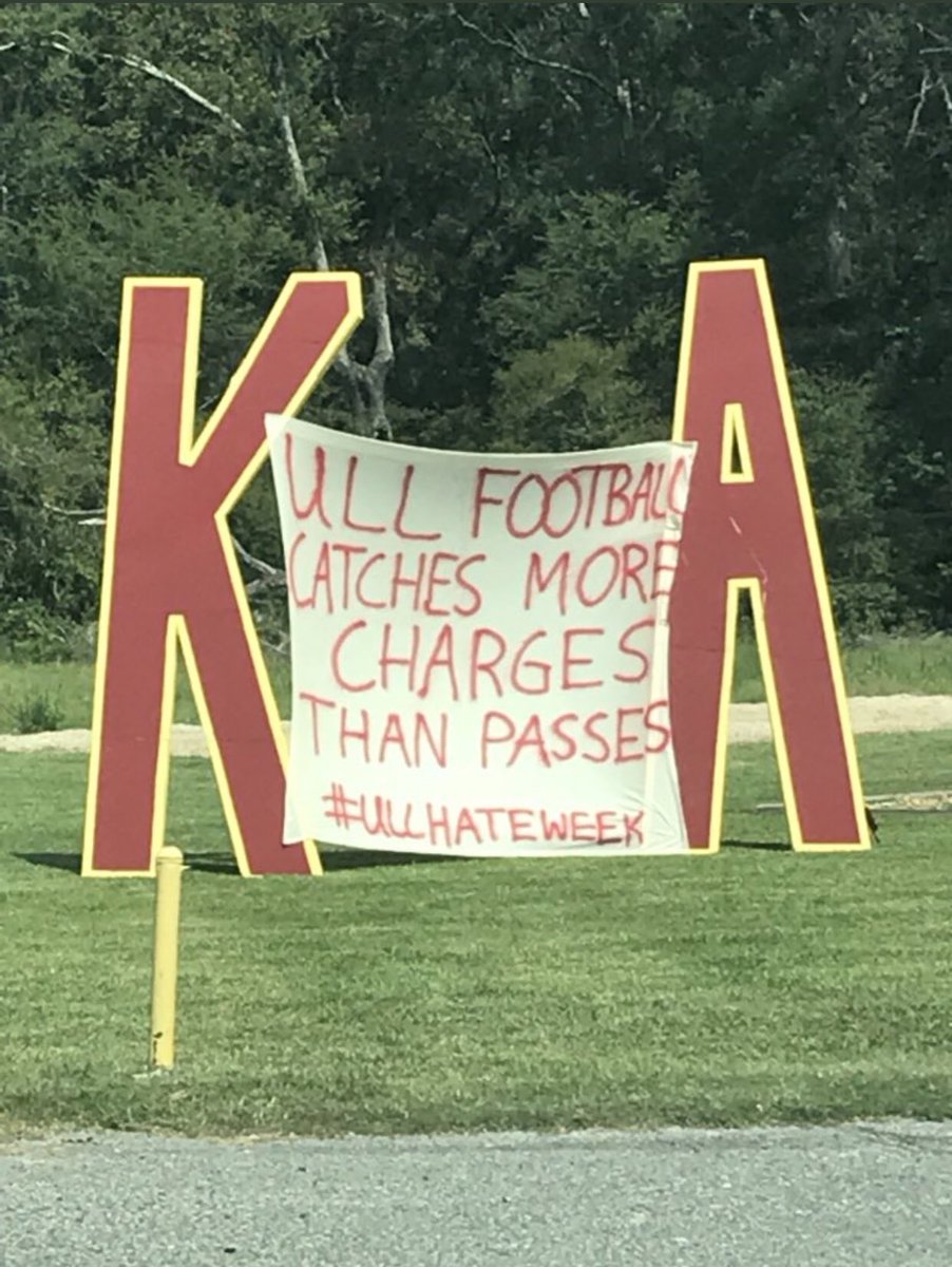 2howtime's tweet photo. Let me bring this back! Lol #ULLHateWeek https://t.co/6KAN3ukkX9