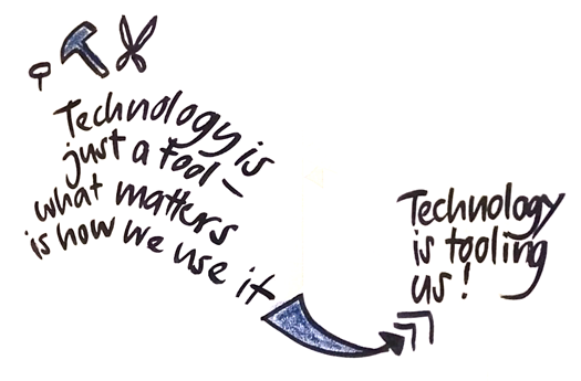 howtobuildpeace's tweet photo. Is technology just a tool? We've been saying it for years.

Now, we’re increasingly starting to think that technology is actually tooling us.

Deep and insightful #OpeningRemarks from @HelenaPuigL at #BuildPeace18

https://t.co/HpFY32jQot

@CDPB_NI @UlsterUni https://t.co/NAnMAJTJVu